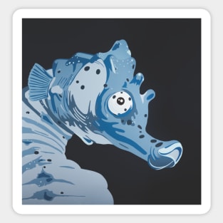 Seahorse DEEP BLUE SEA Sticker